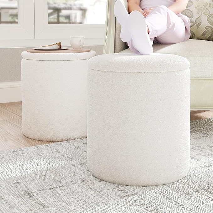 Cmishe Ottoman Poufs with Storage - Image 7