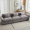 Oprisen 120" Modular Sectional Sofa, Comfy Cloud Couch Sectional Sofa, Chenille by Oprisen