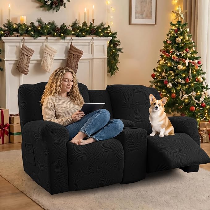6-Piece Recliner Loveseat Covers - Image 5