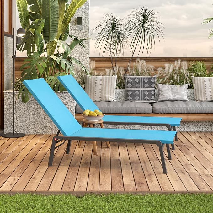 Patio Chaise Lounge Set of 2 - Image 7