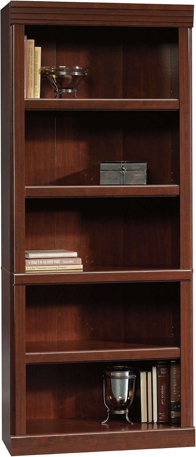 Sauder Heritage Hill Library/ Book shelf, Classic Cherry finish - Image 3