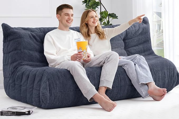 Bean Bag 3-Seater Chair Big Sofa Beanbag Chair - Image 7