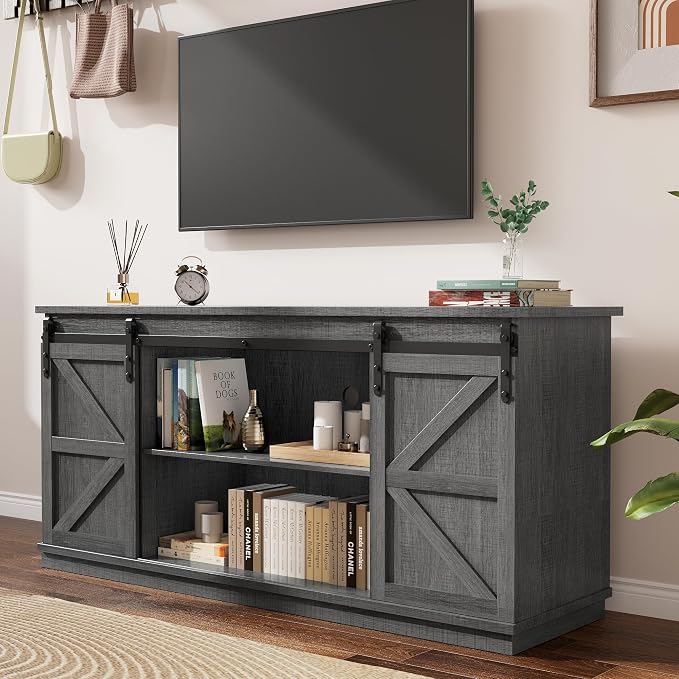 YESHOMY TV Stand for Televisions up to 65 Inches, - Image 2