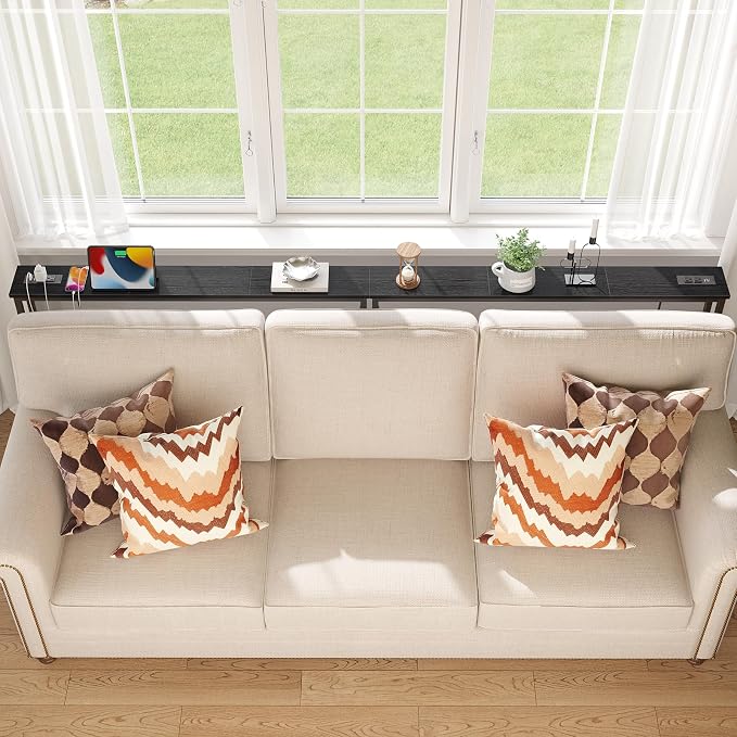 ELYKEN 47.2" Narrow Console Sofa Table - Image 2
