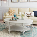 Solid Wood Oval Coffee Table by JESONVID