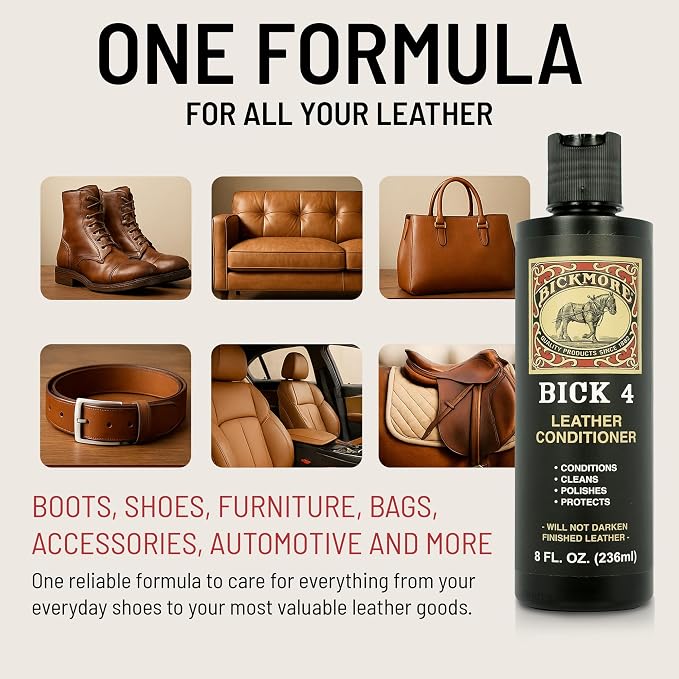 Bickmore Bick 4 Leather Conditioner and Leather Cleaner 2 oz - Image 2