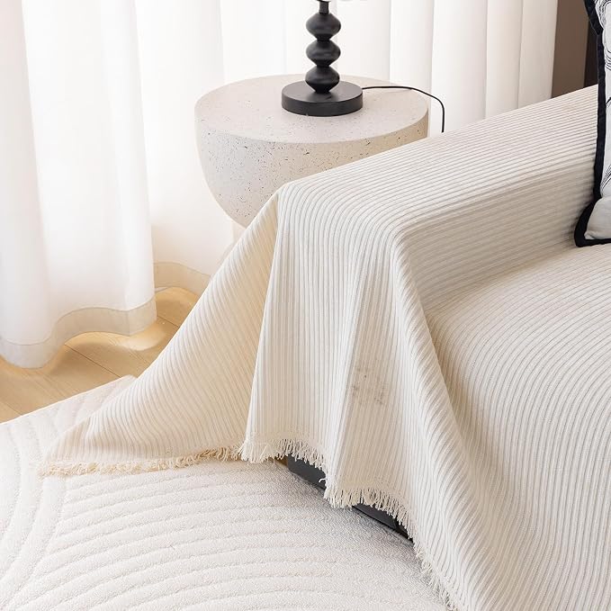 DREAMINGO Modern Minimalist Sofa Covers Washable Pet Furniture Protector Couch - Image 5