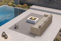 PURPLE LEAF 3 Pieces Small Conversation Set All Weather Outdoor Couch Sectional by PURPLELEAF