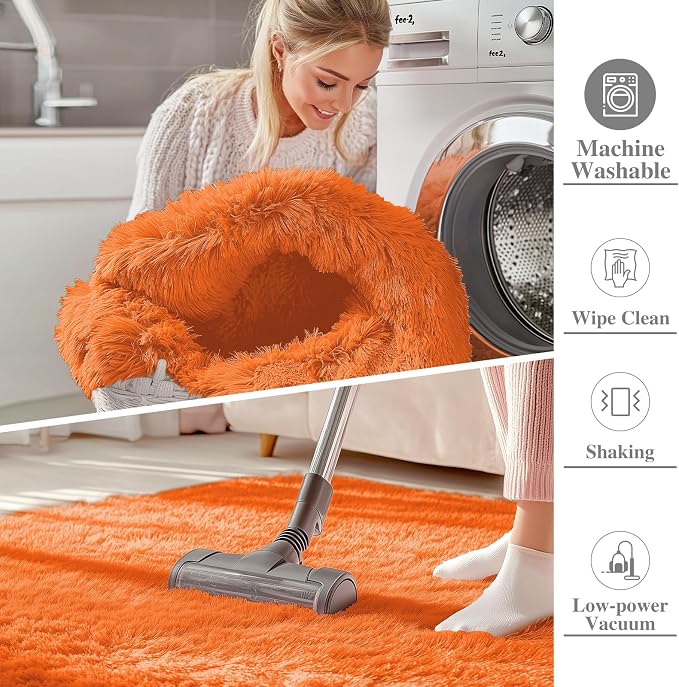 OLANLY 8x10 Machine Washable Large Area Rugs - Image 2