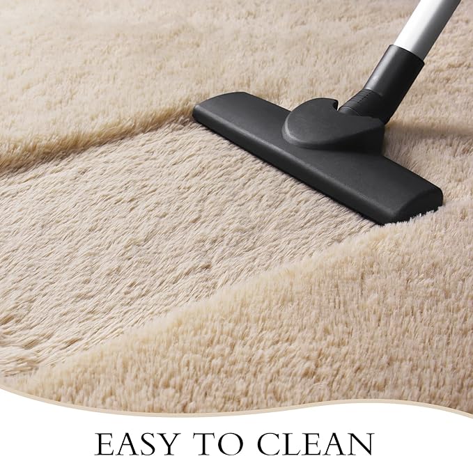 Chicrug Soft Runner Rug for Bedroom Living Room Plush Fluffy Rug 2x4 Feet - Image 7