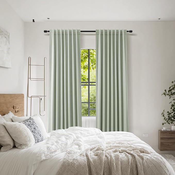 Guken 100% Blackout Curtains 120 Inch Length 2 Panels Set - Image 8