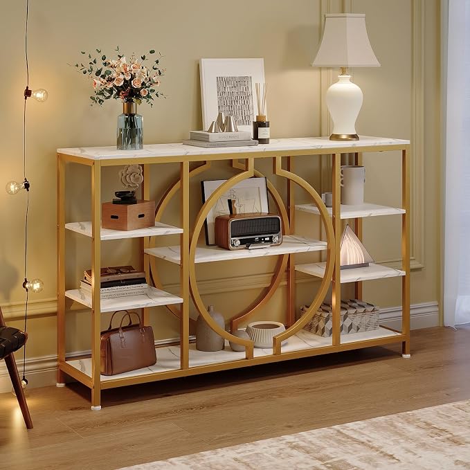 GiftGo 47" Industrial Console Tables - Image 4