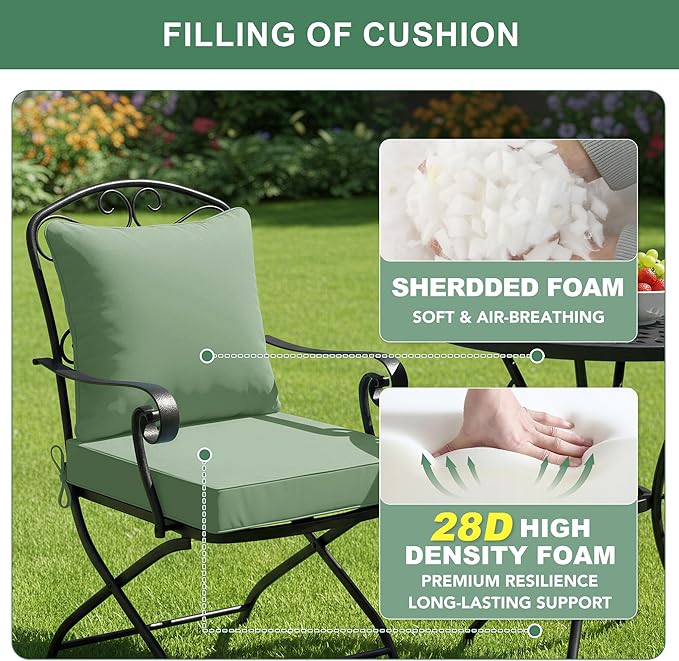 Summsun Waterproof Outdoor Patio Cushions - Image 4