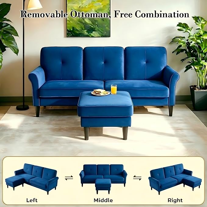 Welzona Sectional Couches for Living Room, L Shaped Couch - Image 4