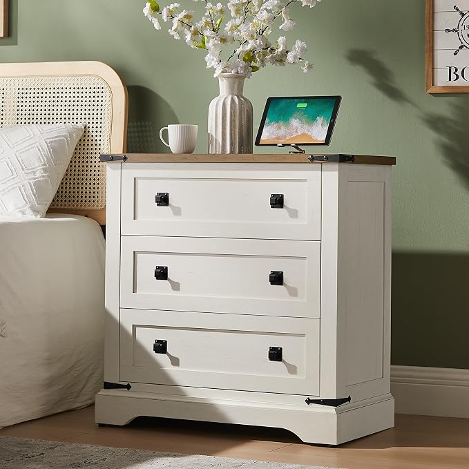 T4TREAM 32" Farmhouse Nightstand by T4TREAMFurniture