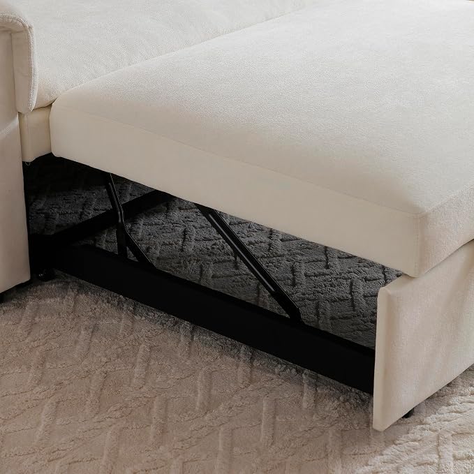 55.5" Small Sleeper Sofa Couch - Image 9