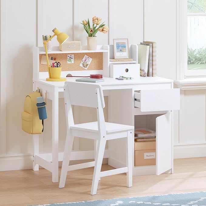 UTEX Kids Desk and Chair Set, Kids Study Desk by UTEX