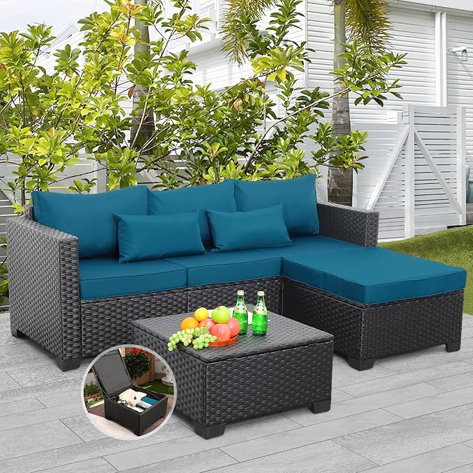 Rattaner Wicker Patio Furniture Set - Image 2