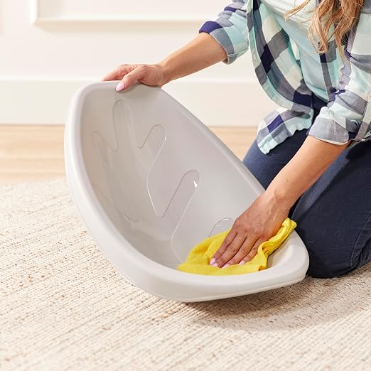 ECR4Kids Plastic Leaf Scoop Floor Rocker Seat, Classroom Furniture, Contemporary - Image 10