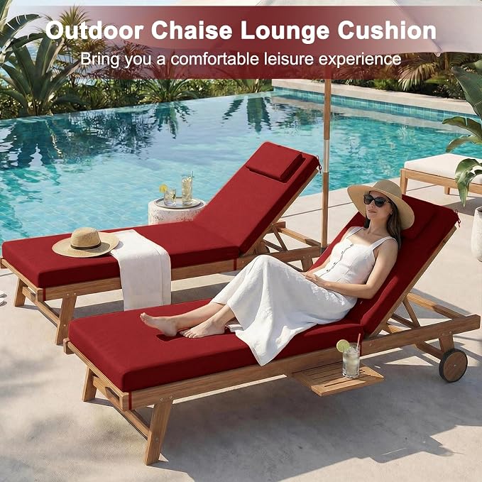 Outdoor Lounge Chair mat, 72 inches x 21 inches, Waterproof Chaise Lounge - Image 7
