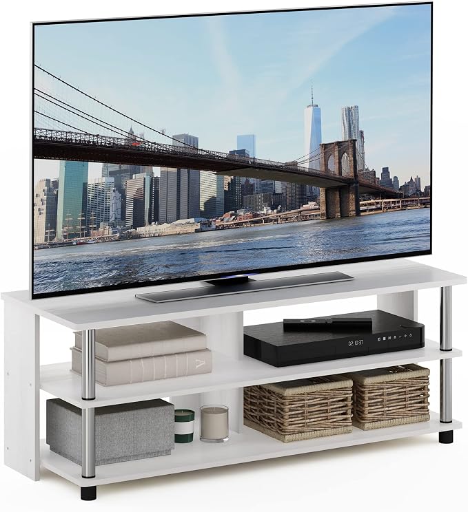 Furinno Sully 3-Tier Stand for TV up to 48 Inch by Furinno-FitsYourSpaceFitsYourBudget