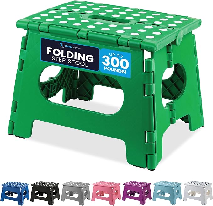 Handy Laundry Folding Lightweight Step Stool by Handy+Laundry