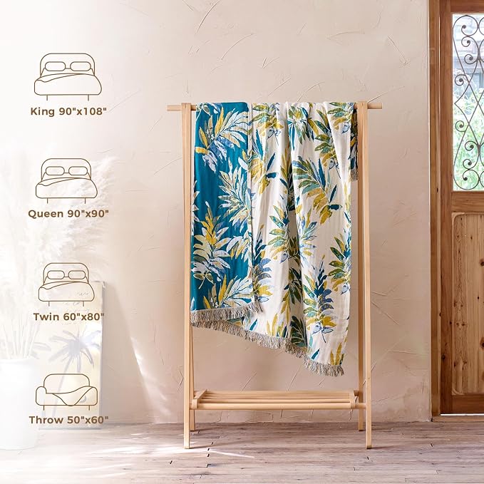 LUTBM Boho Throw Blanket for Couch Sofa Chair Cotton Summer Blankets for - Image 6
