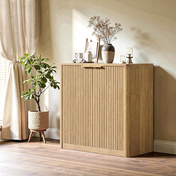 Evermagin 31.5" Oak Buffet Cabinet by Evermagin