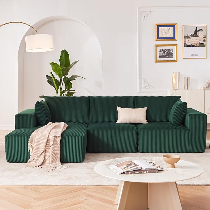 108” Modular Sectional Sofa, Cloud Sectional Couch - Image 2