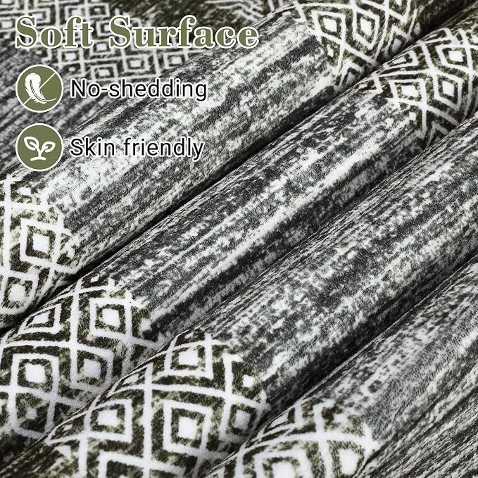 Washable 2.5x10 Kitchen Runner Rug, Easy Clean Geometri Rugs - Image 3