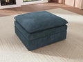 HONBAY Corduroy Ottoman, 31.5 Inch Square Ottoman Bench by HONBAY