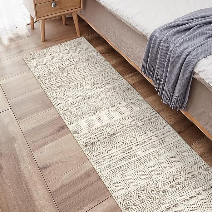 Moroccan Washable Hallway Runner Rug - Image 5