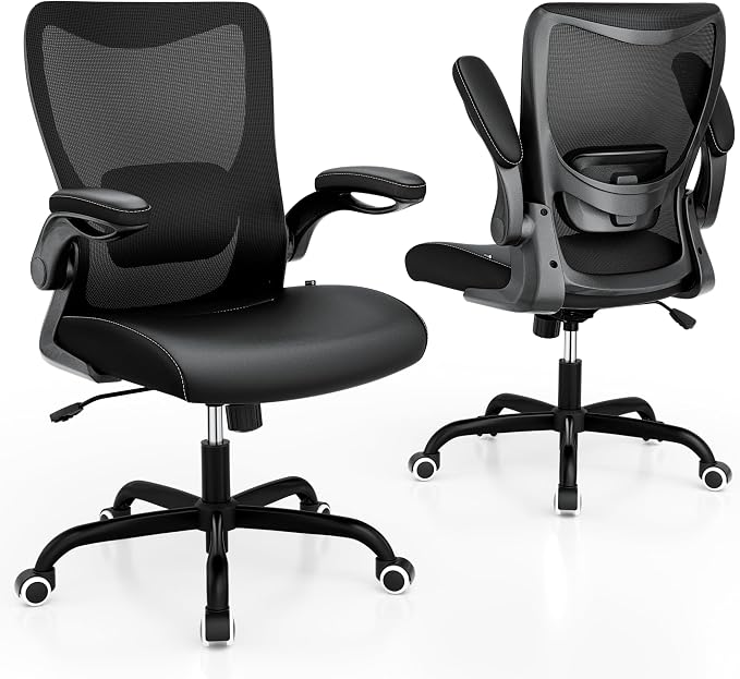 MUXX.STIL Office Chair, PU Leather Ergonomic Desk Chair - Image 8