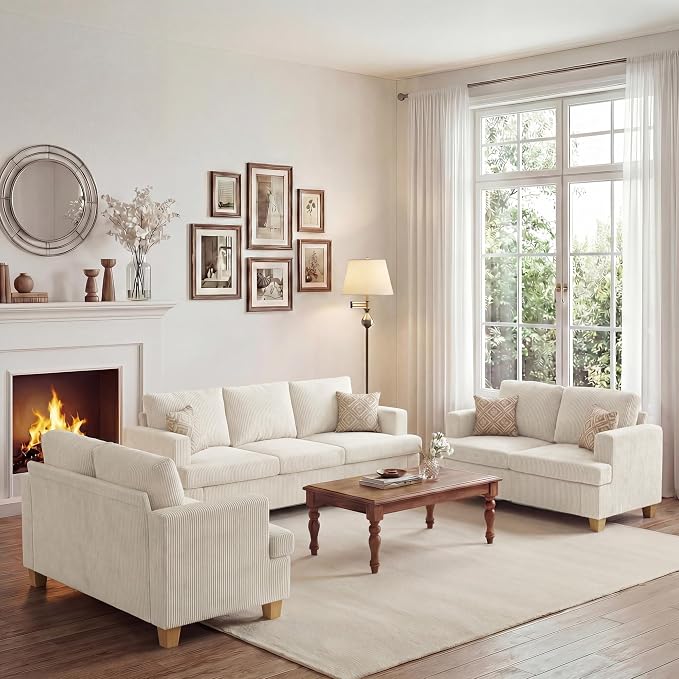 Apicizon 89'' 3-Seat Sofa Couch by APICIZON