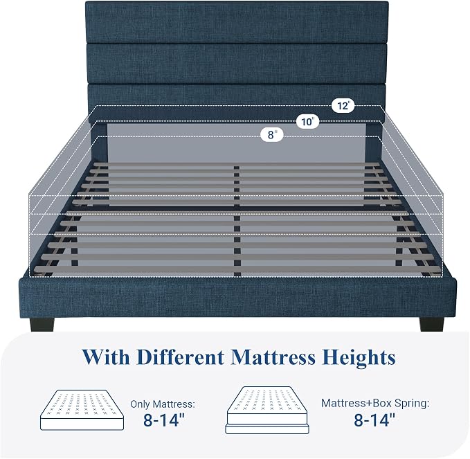 Allewie Queen Size Platform Bed Frame - Image 7
