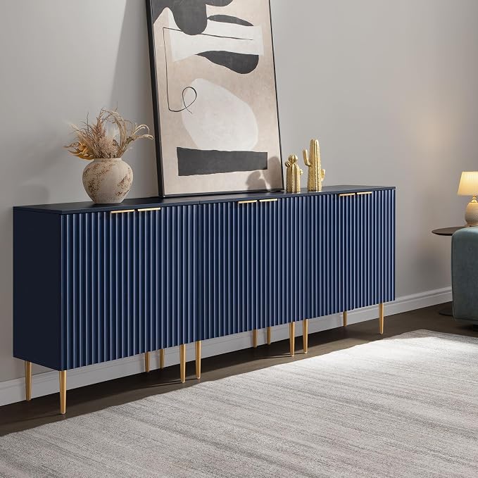 SICOTAS Sideboard Buffet Storage Cabinet, Modern Accent Cabinet - Image 8