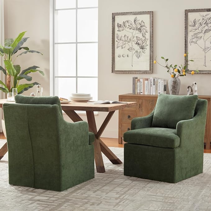 VKNOW Upholstered Dining Chairs Set of 6, Modern Kitchen Chairs Dining Room - Image 5