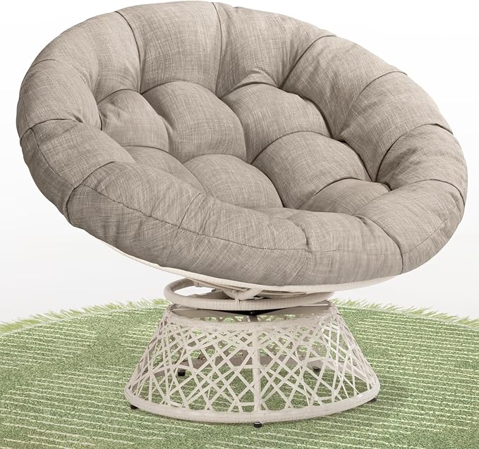 Bme 40" Ergonomic Wicker Papasan Chair by Bme