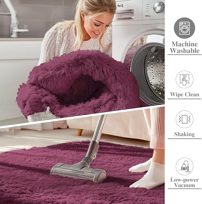 OLANLY 2x4 Machine Washable Runner Rugs - Image 2