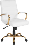 Flash Furniture Whitney Mid-Back Swivel LeatherSoft Desk Chair by FlashFurniture