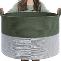 INDRSSME Large Laundry Storage Basket, 21.7 x13. 8 by INDRESSME
