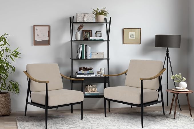 RNKSFX Modern Accent Chair for Living Room Bedroom Mid Century Arm Chair - Image 8