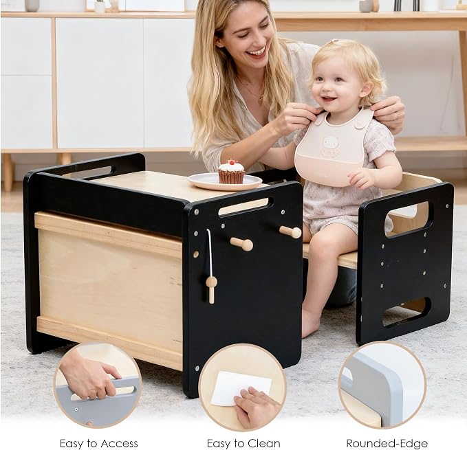 bpmfkid Montessori Weaning Table and Chair Set - Image 7