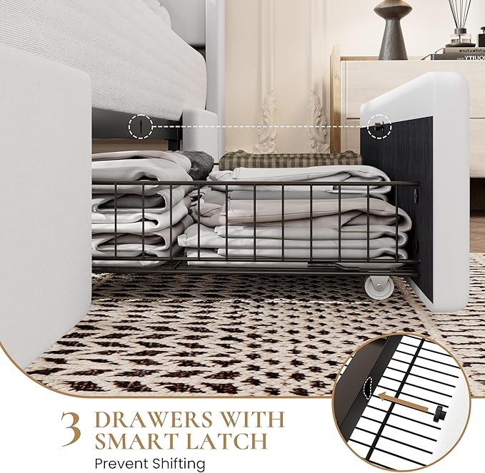 SHA CERLIN Queen Bed Frame - Image 6