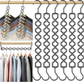 Space Saving Hangers for Clothes 6 Pack, Sturdy Metal Hangers Heavy Duty Magic by Besslly