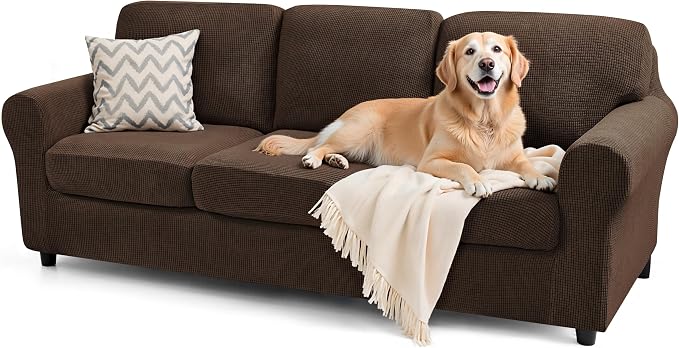 SUBRTEX 7 Pieces Stretch Sofa Slipcover, Couch Cover - Image 8