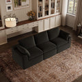 Novilla 104.3" Modular Cloud Couch, Modern Sectional Sofa by Novilla