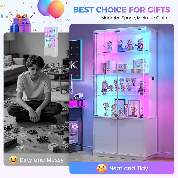 71" Tall RGB Display Cabinet - Image 8