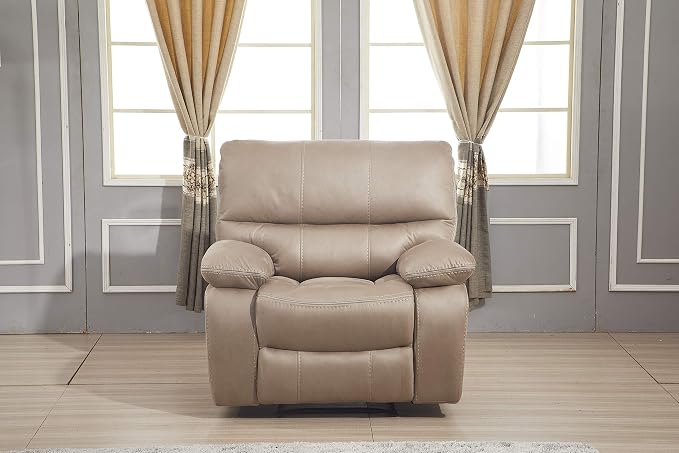 Betsy Furniture Microfiber Reclining Sofa Couch Set Living Room Set 8007 - Image 4