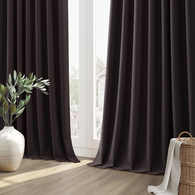 Guken 100% Blackout Curtains 84 Inch Length 2 Panels Set - Image 10